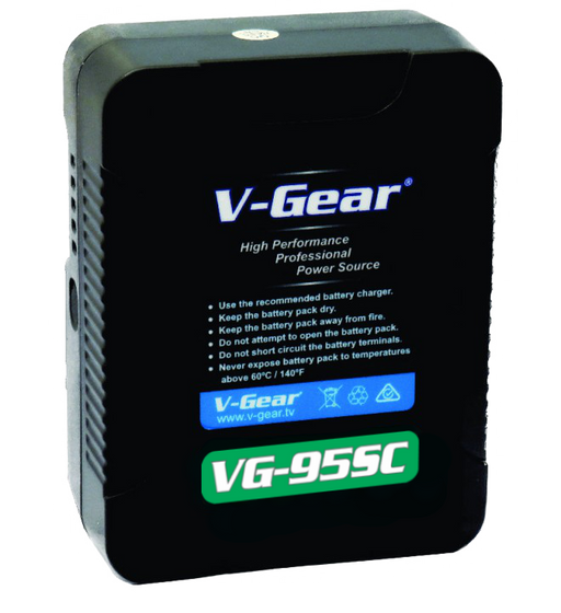 V-Gear VG-95SC 14.8V, 95Wh Compact Li-ion Rechargeable V-Lock Battery - New Media