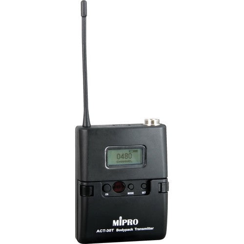 MIPRO ACT30T-6 Bodypack transmitter for use with ACT707S, ACT707SE ACT707D, ACT707DE, MRM70-R and ACT311/312 on 6B Band - New Media