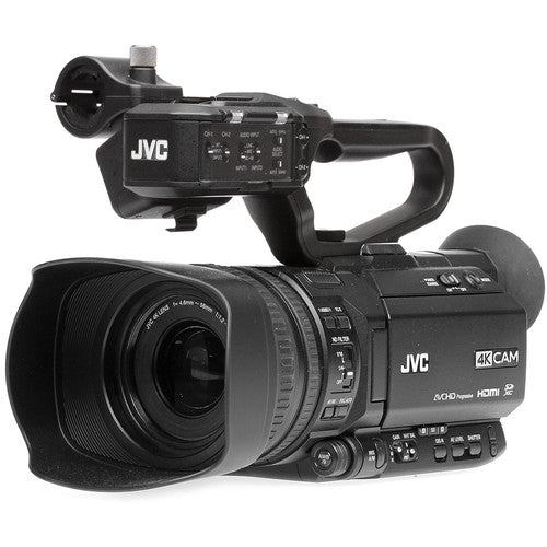 JVC GY-HM250ESB UHD 4K Streaming Camcorder with HD Sports Overlays  - New Media