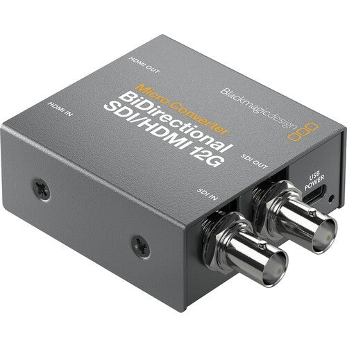 Blackmagic Micro Converter BiDirect SDI/HDMI 12G with PSU - New Media