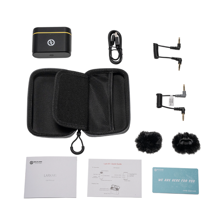 Hollyland LARK M1 Wireless Mic System with DSP - Dual Channel - New Media