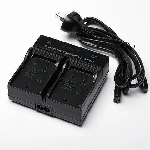 Dynacore DV-2S Dual NP Battery Charger for NP-F550/770/970 Batteries - New Media