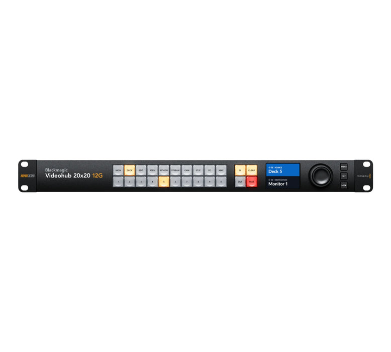 Blackmagic Videohub 20 x 20 12G - New Media