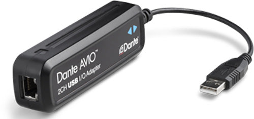 Audinate Dante AVIO 2x2 USB/IP In/Out Adapter - USB Type A - New Media