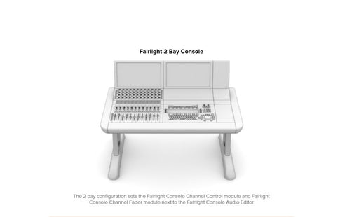 Blackmagic Fairlight Console Bundle 2 Bay - New Media