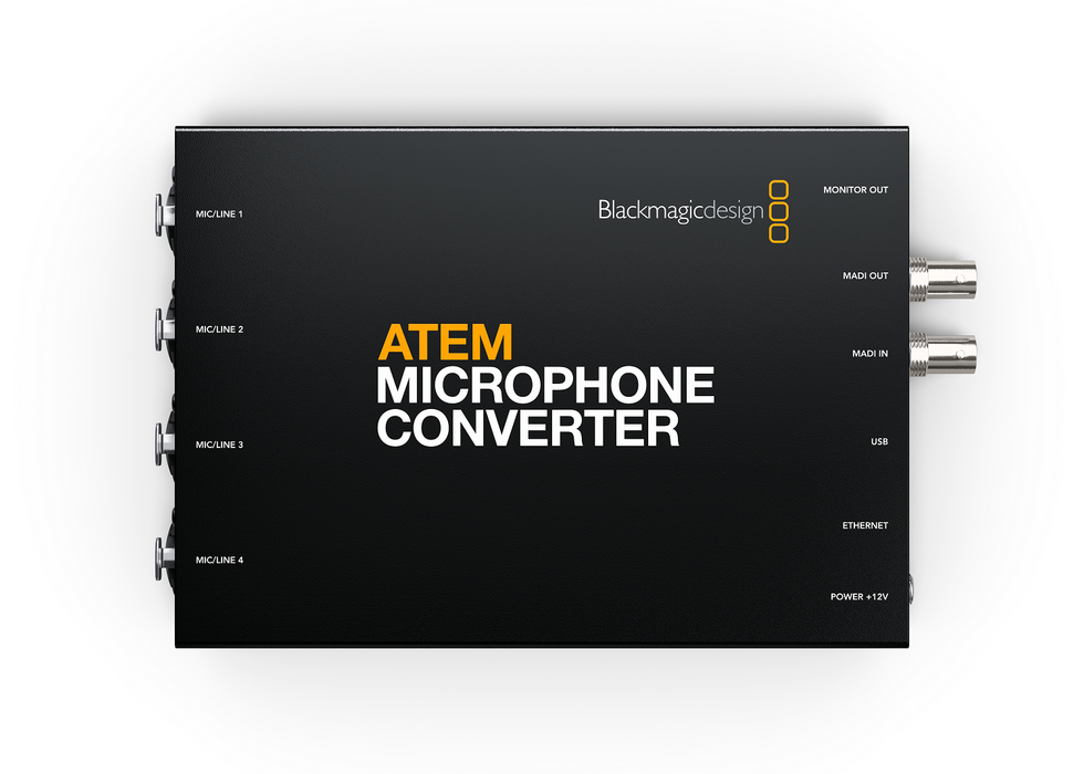 Blackmagic ATEM Microphone Converter - New Media