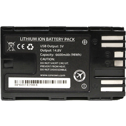Core SWX Nano-C98 14.8V Battery with D-Tap for Canon Cameras that use BP-A Style Batteries - New Media