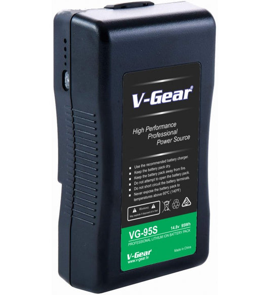 V-Gear VG-95S 14.8V, 95Wh Li-ion Rechargeable V-Lock Battery (3.3 hours) - New Media