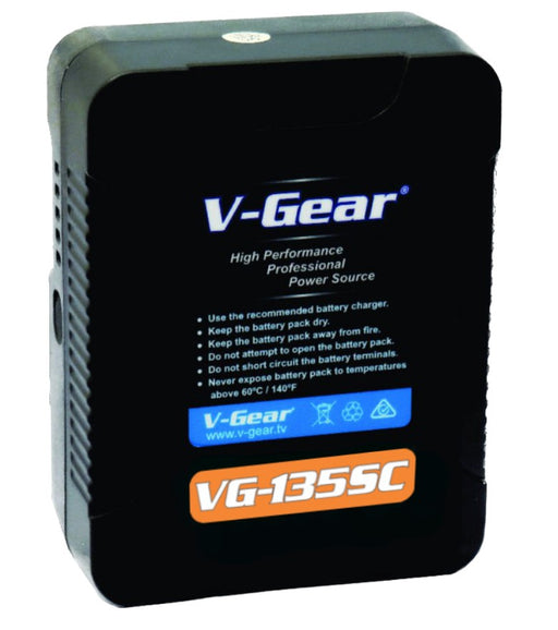 V-Gear VG-135SC 14.8V, 135Wh Compact Li-ion Rechargeable V-Lock Battery - New Media