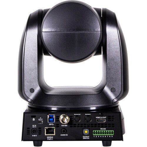 Marshall Electronics UHD60 PTZ Camera • 30x Optical Zoom • NDI|HX, 12G-SDI, HDMI2, USB3 Output • 8.5MP (1/1.8") (6.5~202mm) (Black) - New Media