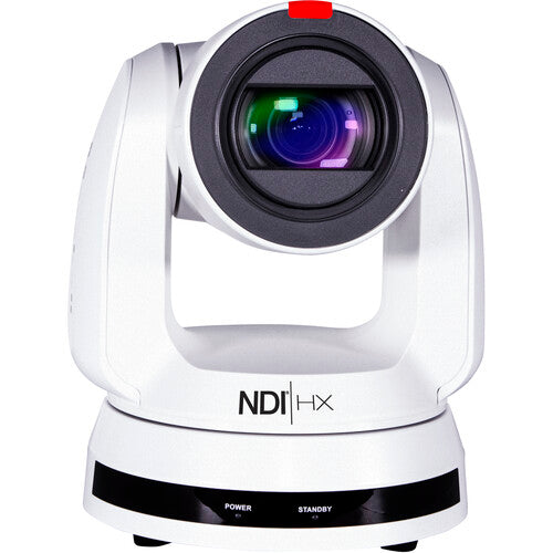 Marshall Electronics UHD60 PTZ Camera • 30x Optical Zoom • NDI|HX, 12G-SDI, HDMI2, USB3 Output • 8.5MP (1/1.8") (6.5~202mm) (White) - New Media