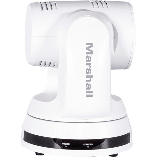 Marshall Electronics UHD60 PTZ Camera • 30x Optical Zoom • NDI|HX, 12G-SDI, HDMI2, USB3 Output • 8.5MP (1/1.8") (6.5~202mm) (White) - New Media
