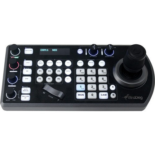 BirdDog Bundle: 3x P400 PTZ NDI Cameras (White) with Free PTZ Keyboard - New Media