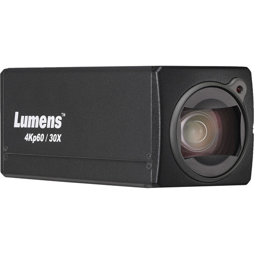 LUMENS VS-BC701P • Block Camera • 30x Optical Zoom • 4k/60 HDMI Output (Black) - New Media