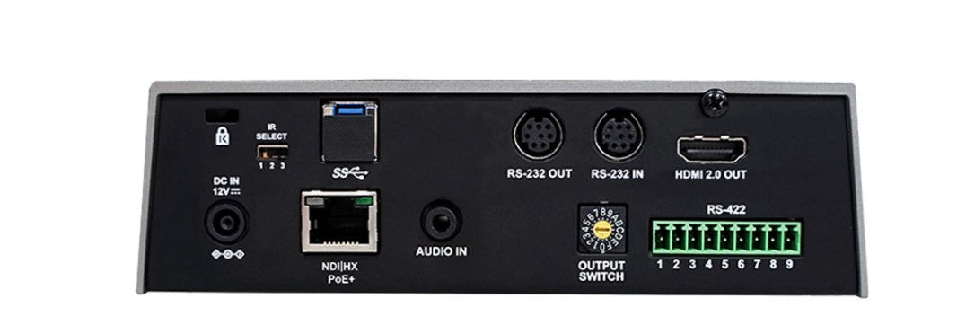 LUMENS VC-A71PN • PTZ Camera • 30x Optical Zoom • NDI, 3G-SDI, HDMI, IP Output (Black) - New Media