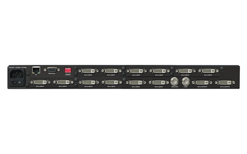 tvONE C2-8130 Universal Input Seamless Switcher with 12x DVI-U In, 2x DVI-U Out - New Media