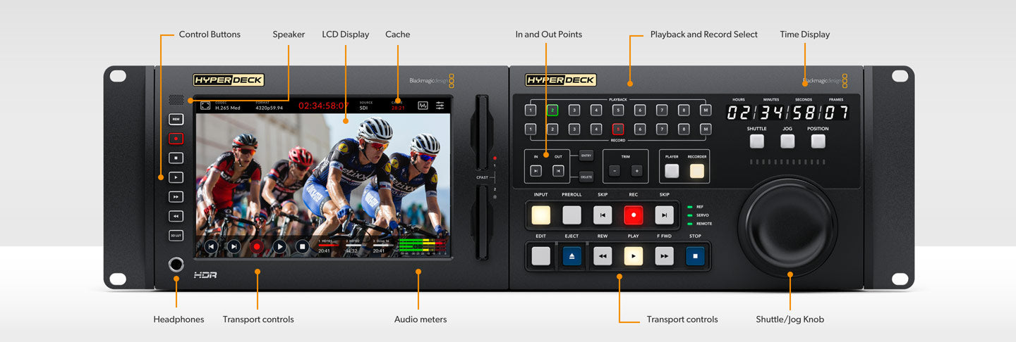 Blackmagic HyperDeck Extreme 8K HDR Recorder - New Media