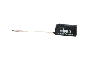 MIPRO ACT22T Miniature Headworn Transmitter. Use in conjunction with MU23d headworn microphone for complete freedom - no bodypack or cable. Features a built- - New Media