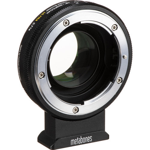 Metabones Speed Booster Adaptor - Nikon G to BMPCC4K ULTRA 0.71x (Black Matt) - New Media
