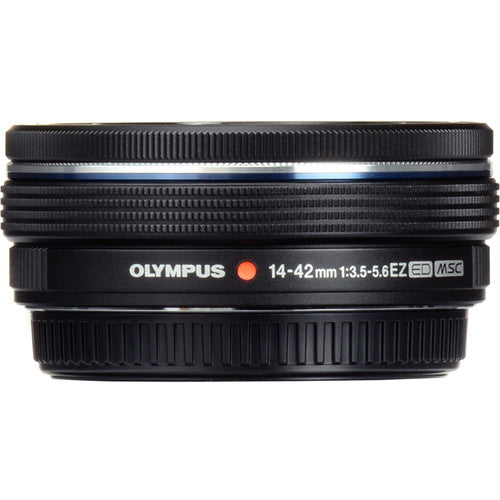 Olympus M.Zuiko Digital ED 14-42mm f/3.5-5.6 EZ MFT Lens (Black) - New Media