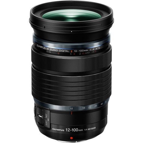 Olympus M.Zuiko Digital ED 12-100mm f/4 IS PRO MFT Lens (Black) - New Media