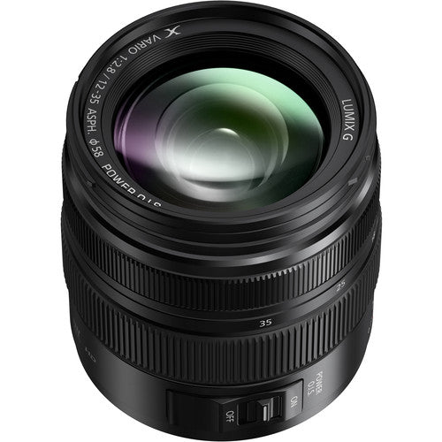 Panasonic Lumix G X Vario 12-35mm f/2.8 II ASPH. POWER O.I.S. MFT Lens (Black) - New Media