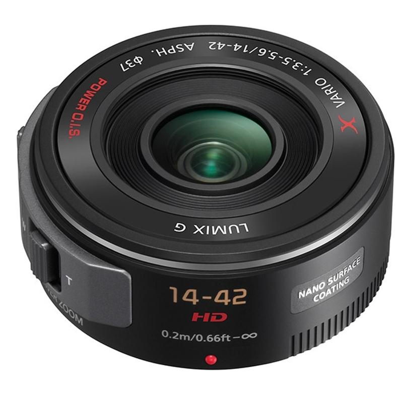 Panasonic Lumix G X Vario PZ 14-42mm f/3.5-5.6 ASPH. POWER O.I.S. MFT Lens (Black) - New Media