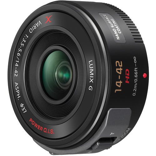 Panasonic Lumix G X Vario PZ 14-42mm f/3.5-5.6 ASPH. POWER O.I.S. MFT Lens (Black) - New Media