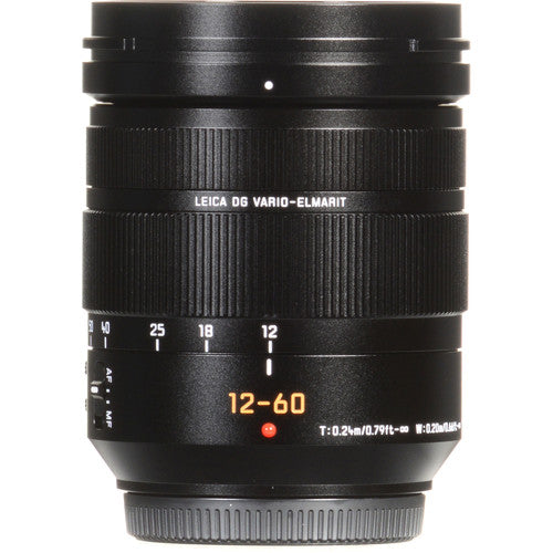 Panasonic Leica DG Vario-Elmarit 12-60mm f/2.8-4 ASPH. POWER O.I.S. MFT Lens (Black) - New Media