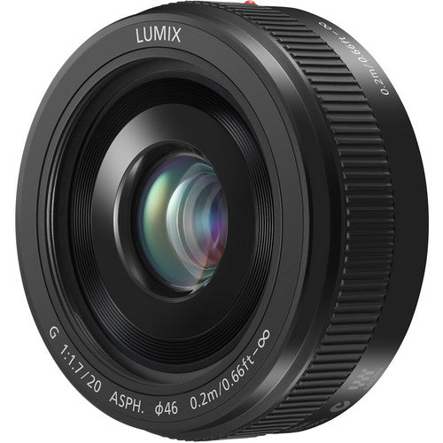 Panasonic Lumix G 20mm f/1.7 II ASPH. MFT Lens (Black) - New Media
