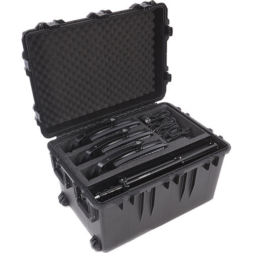 Litepanels Astra 3X Traveler Bi-Color Trio 3xLED Panel Kit with V-Mount Battery Brackets - New Media