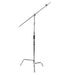 Xlite C-Stand Silver with Arm, Grips and Sliding Leg - New Media