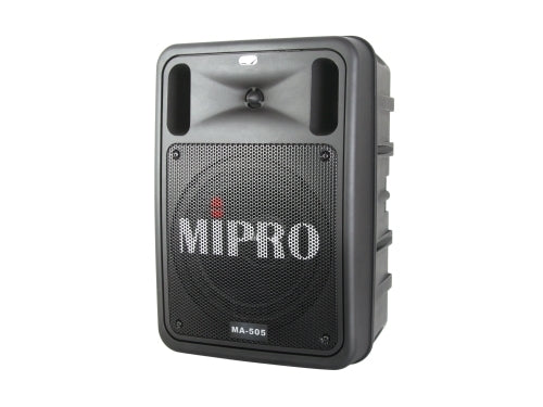 MIPRO MA505EXP Extension Speaker for MA505. Same dimensions and look as MA505. Features 8inch woofer and 1inch HF driver. Supplied with 10m cable. Use on a table or - New Media
