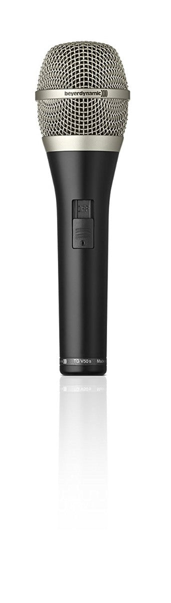 Beyerdynamic TGV50DS Dynamic Vocal Microphone (Cardioid) with Lockable Switch, Incl. Bag and Clamp - New Media