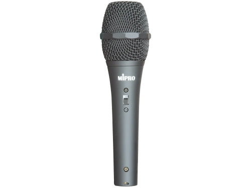 MIPRO MM107 Supercardioid Dynamic Wired Microphone with on/off switch. Includes 5m XLR-XLR cable. - New Media