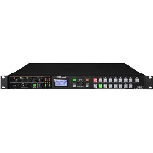 Roland 6-Channel HD Video Switcher with Audio Mixer & PTZ Camera Control (1 RU) - New Media