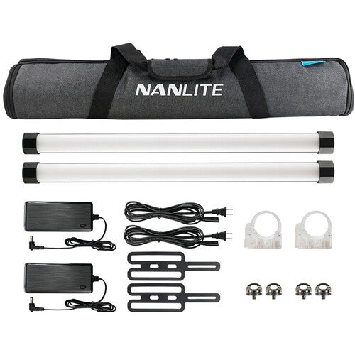 Nanlite PavoTube II 2KIT 15X 2ft RGBW LED Tube - New Media