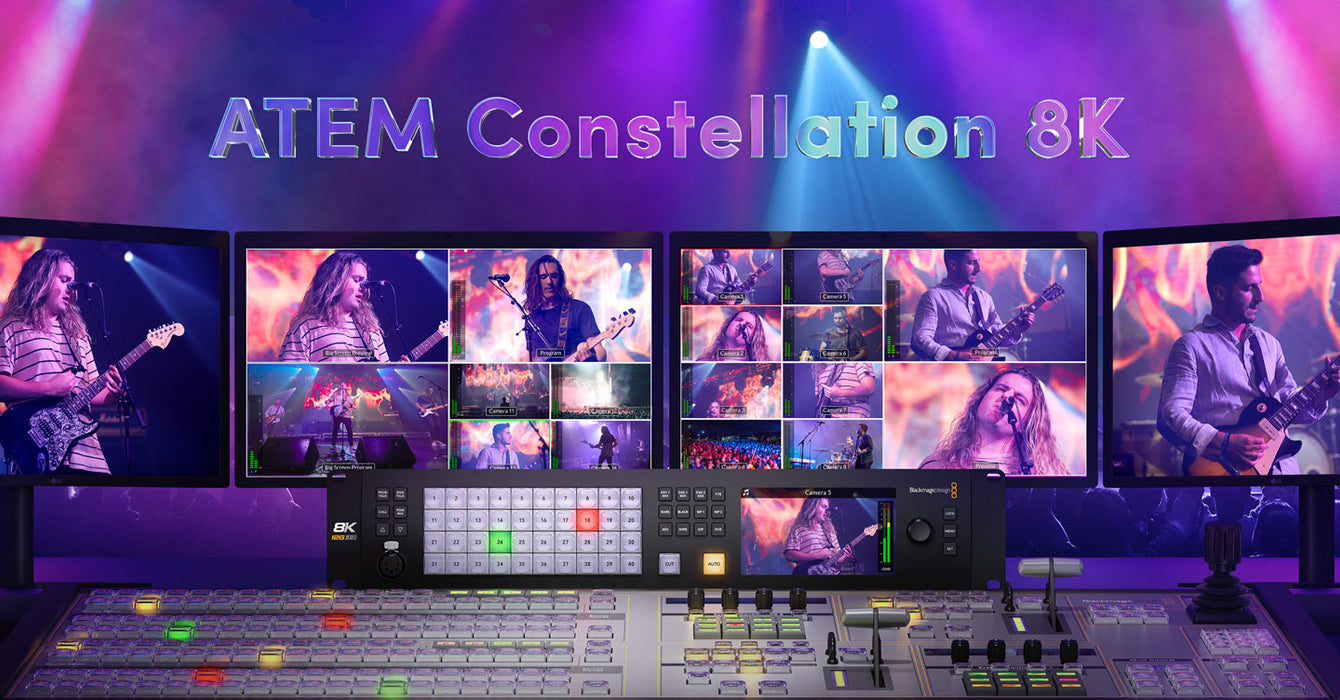 Blackmagic ATEM Constellation 8K Switcher - New Media
