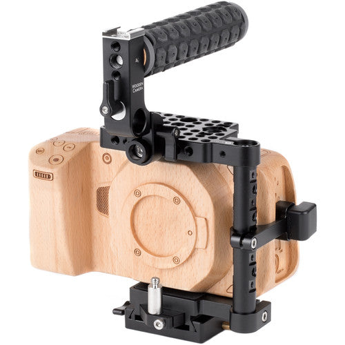 Wooden Camera Unified BMPCC4K/BMPCC6K Camera Cage (Rubber Handle) - New Media