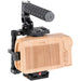 Wooden Camera Unified BMPCC4K/BMPCC6K Camera Cage (Rubber Handle) - New Media