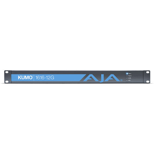 AJA KUMO 16x16 Compact 12G-SDI Router, with 1 Power Supply - New Media
