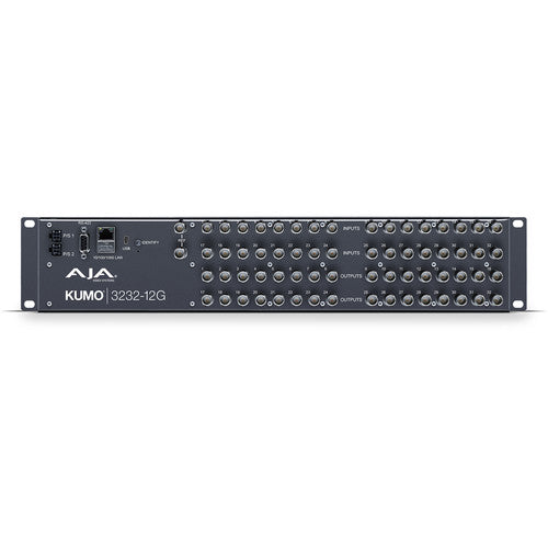 AJA KUMO 32 x32 Compact 12G-SDI Router, with 1 Power Supply - New Media