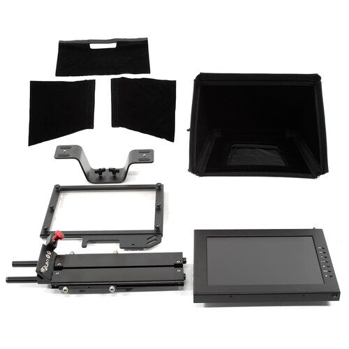 ikan PT4200-TK Professional 12" Portable Teleprompter Travel Kit with Rolling Hard Case - New Media