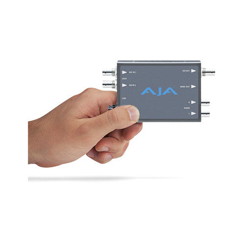 AJA HA5-12G-T HDMI 2.0 to 12G-SDI Mini-Converter with 1 x Fibre Tx - New Media