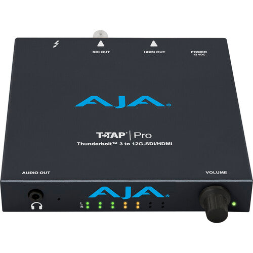 AJA T-TAP Pro Thunderbolt 3-Powered Converter with 12G-SDI and HDMI 2.0 Output - New Media