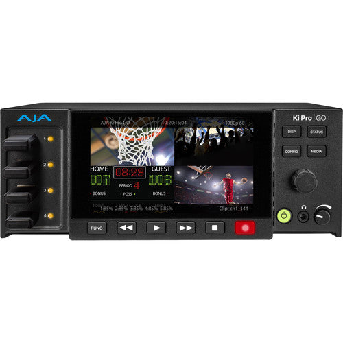 AJA Ki Pro GO Portable Multichannel H.264 USB 3.0 Recorder/Player - New Media